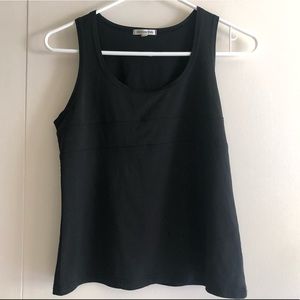 🔴Blooming Black Tank Top Shirt T-shirt One Size